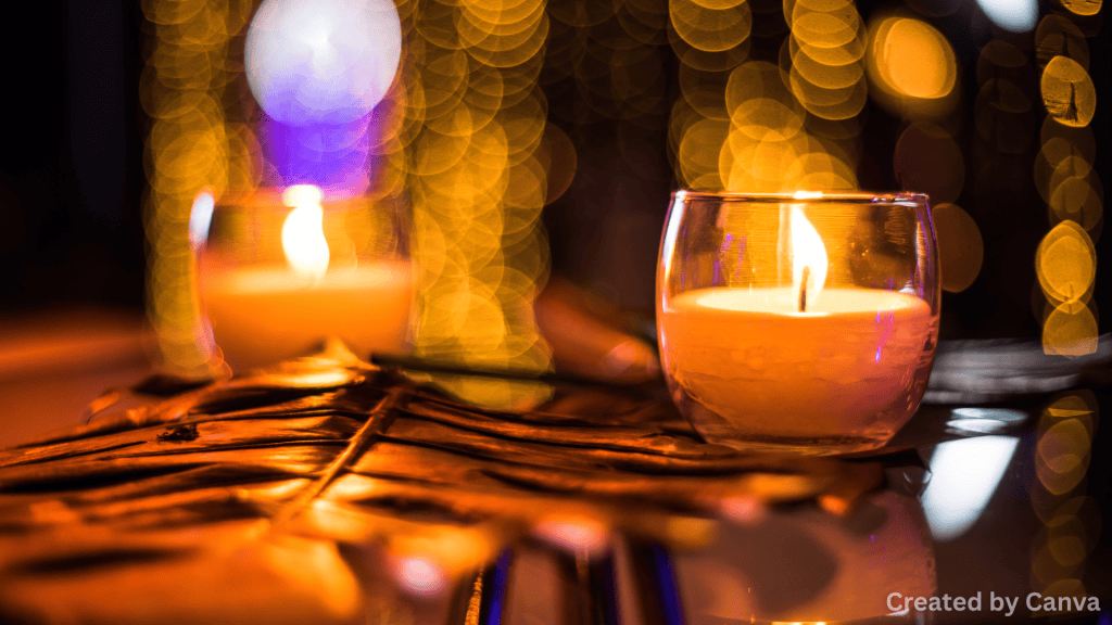 Candles and other lights for decoration